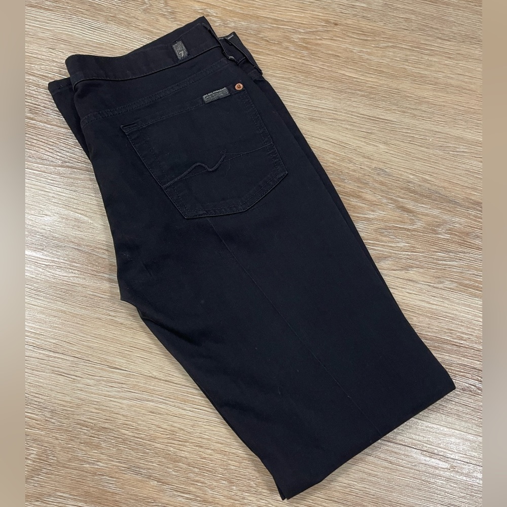 7 For All Mankind Black Bootcut Jeans
